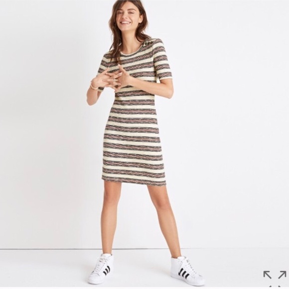 Madewell Dresses Nwt Madewell Short Sleeve Dress In Lawton Poshmark